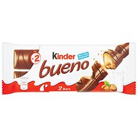 Kinder Bueno Duo Milk Chocolate Bar Pack of 30