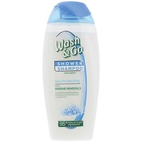 Wash and Go Marine Minerals Shower Shampoo, 250ml, Pack of 12