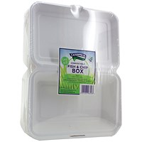 Caterpack Biodegradable Hinged Fish and Chip Container (Pack of 50)