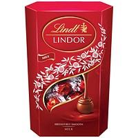 Lindt Lindor Milk Chocolate Truffles Cornet, 337g Lindt Lindor Milk Chocolate Truffles Cornet, 337g