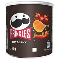 Pringles Hot N Spicy 40g (Pack of 12)