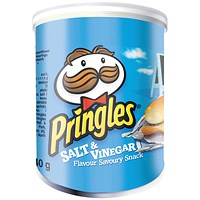 Pringles Salt and Vinegar 40g (Pack of 12)