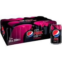 Pepsi Max Cherry, 24 x 330ml Cans