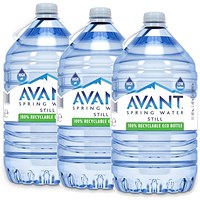 Avant Natural Spring Water, Plastic Bottles, 5 Litres, Pack of 3