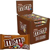 M&M's Milk Chocolate Bites Bag, 45g, Pack of 24