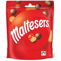 Maltesers Milk Chocolate + Honeycomb Bites Bag, 93g, Pack of 12