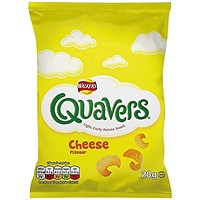 Walkers Quavers Cheese Crips, 20g, Pack of 32