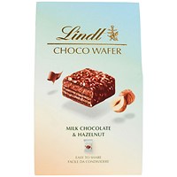Lindt Choco Wafer Milk Chocolate and Hazelnut 135g