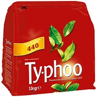 Typhoo 1 Cup Tea Bags - Pack of 440