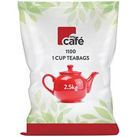 MyCafe One Cup English Breakfast Tea Bags, Pack of 1100