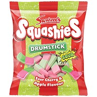 Swizzels Squashies Drumstick Sour Cherry and Apple 120g Bag
