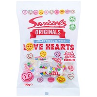 Swizzels Originals Love Hearts 170g (Pack of 12)