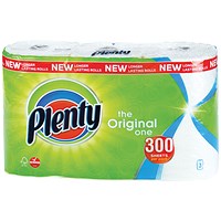 Plenty Kitchen Roll 100 sheets, 3 Rolls