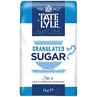 Tate & Lyle Granulated Sugar, 1kg, Pack of 15 Tate & Lyle Granulated Sugar, 1kg, Pack of 15