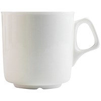 Cafe Mug, 300ml/10.5oz, White, Pack of 24