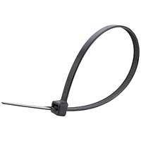 Avery Dennison Cable Ties, 150mmx3.6mm, Black, Pack of 100