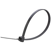 Avery Dennison Cable Ties, 200mmx4.8mm, Black, Pack of 100 Avery Dennison Cable Ties, 200mmx4.8mm, Black, Pack of 100