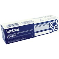 Brother PC72RF Black Thermal Fax Ribbon (Twin Pack)