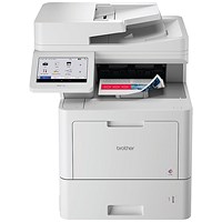 Brother MFC-L9635CDN A4 4-in-1 Wireless Colour Laser Printer, White
