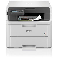 Brother DCP-L3520CDW A4 Wireless 3-In-1 Colour Laser Printer, White