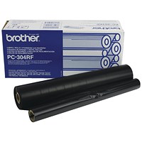 Brother Black Thermal Transfer Film Ribbon (Pack of 4) PC304RF