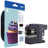 Brother LC123 Black Inkjet Cartridges (Twinpack)