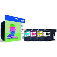 Brother LC221 Inkjet Cartridge CMYK Multipack LC221VALBP
