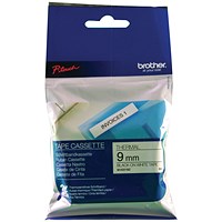 Brother P-Touch MK-221BZ Label Tape, Black on White, 9mmx8m Brother P-Touch MK-221BZ Label Tape, Black on White, 9mmx8m