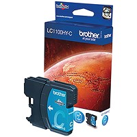 Brother LC1100HYC Cyan High Yield Inkjet Cartridge