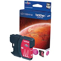 Brother LC1100HYM Magenta High Yield Inkjet Cartridge