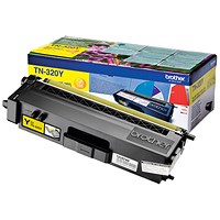 Brother TN320Y Yellow Laser Toner Cartridge