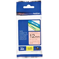 Brother P-Touch TZe-B31 Label Tape, Black on Orange, 12mmx8m Brother P-Touch TZe-B31 Label Tape, Black on Orange, 12mmx8m