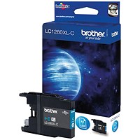 Brother LC1280XLC Cyan High Yield Inkjet Cartridge