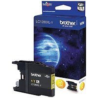 Brother LC1280XLY Yellow High Yield Inkjet Cartridge