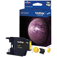 Brother LC1220Y Inkjet Cartridge Yellow LC1220Y