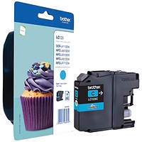 Brother LC123C Cyan Inkjet Cartridge