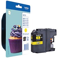 Brother LC123Y Yellow Inkjet Cartridge