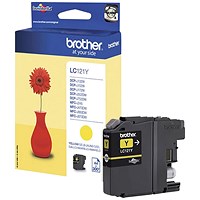 Brother LC121Y Inkjet Cartridge Yellow LC121Y