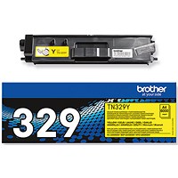 Brother TN329Y Yellow Super High Yield Laser Toner Cartridge