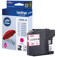 Brother LC225XLM Magenta High Yield Inkjet Cartridge