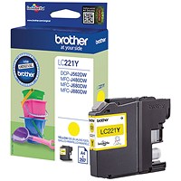 Brother LC221 Yellow Inkjet Cartridge