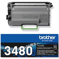 Brother TN3480 Black High Yield Laser Toner Cartridge Brother TN3480 Black High Yield Laser Toner Cartridge