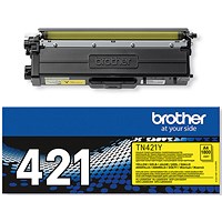 Brother TN421Y Yellow Laser Toner Cartridge Brother TN421Y Yellow Laser Toner Cartridge