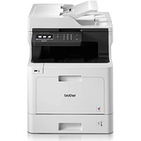 Brother DCP-L8410CDW A4 Wireless 3 in 1 Colour Laser Printer, White Brother DCP-L8410CDW A4 Wireless 3 in 1 Colour Laser Printer, White