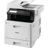 Brother MFC-L8900CDW A4 Wireless Colour Laser Multifunctional Printer, White