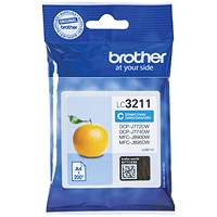 Brother LC3211C Cyan Inkjet Cartridge