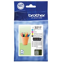 Brother LC3217 Inkjet Cartridge CMYK Multipack LC3217VAL