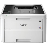 Brother HL-L3230CDW A4 Wireless Colour Laser Printer, White