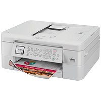 Brother MFC-J1010DW A4 Wireless Multifunction Colour Inkjet Printer, White