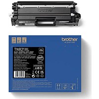 Brother TN821XLBK High Yield Toner Cartridge, Black Brother TN821XLBK High Yield Toner Cartridge, Black